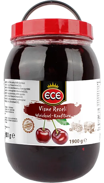ECE vişne reçeli, 1500 cc kavanoz
