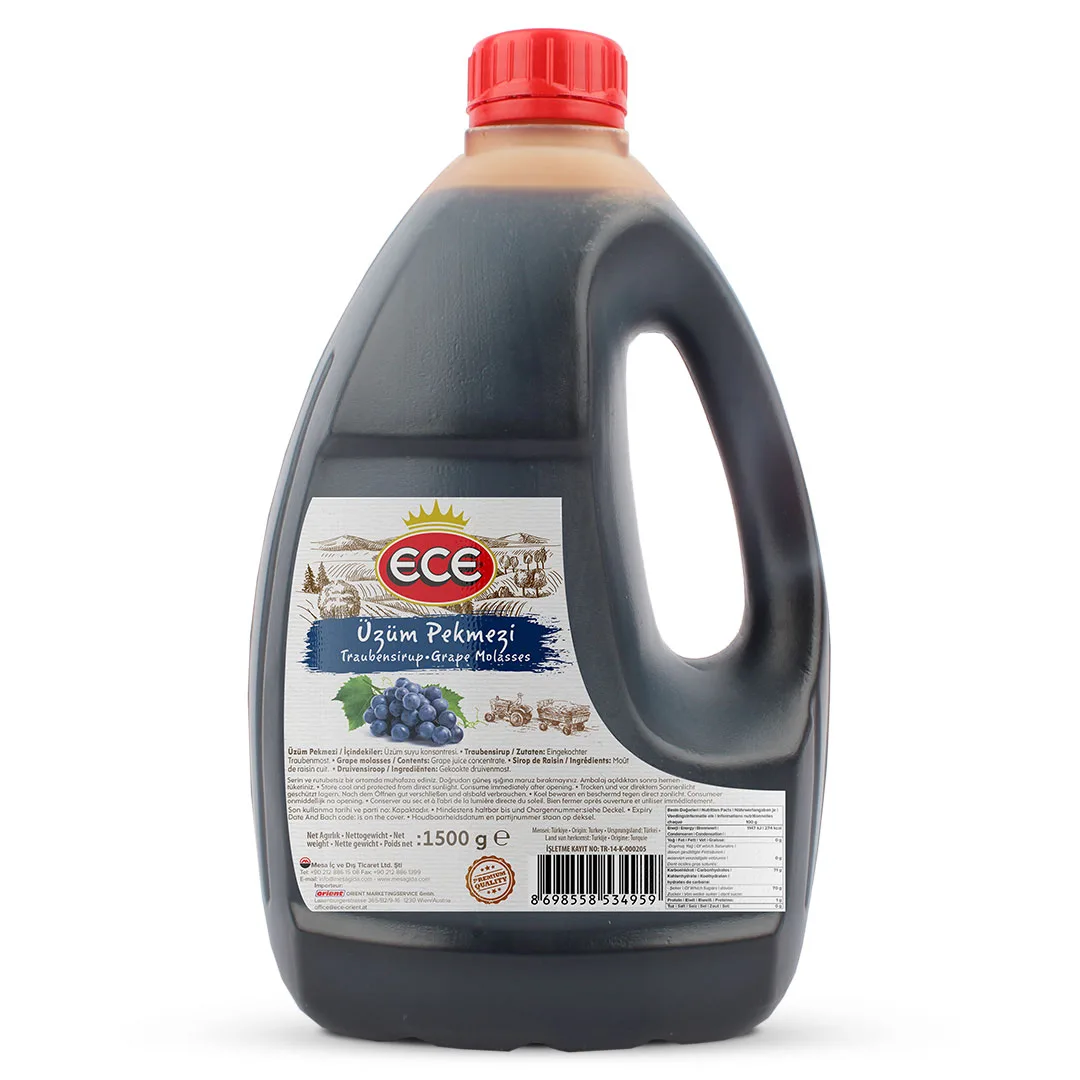ECE üzüm pekmezi, 1500 cc şişe