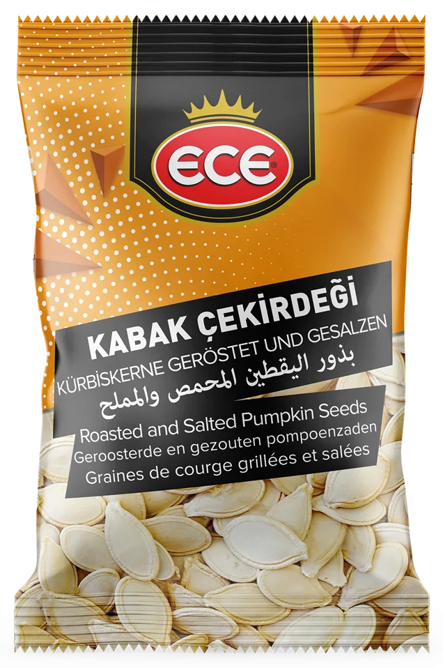 ECE kavrulmuş tuzlu kabak çekirdeği, 150 g paket