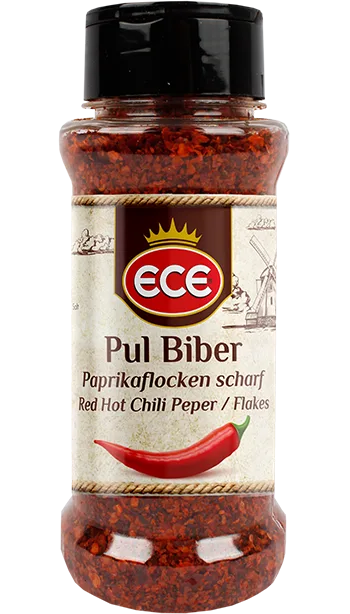 ECE kırmızı acı pul biber, 185 cc kavanoz