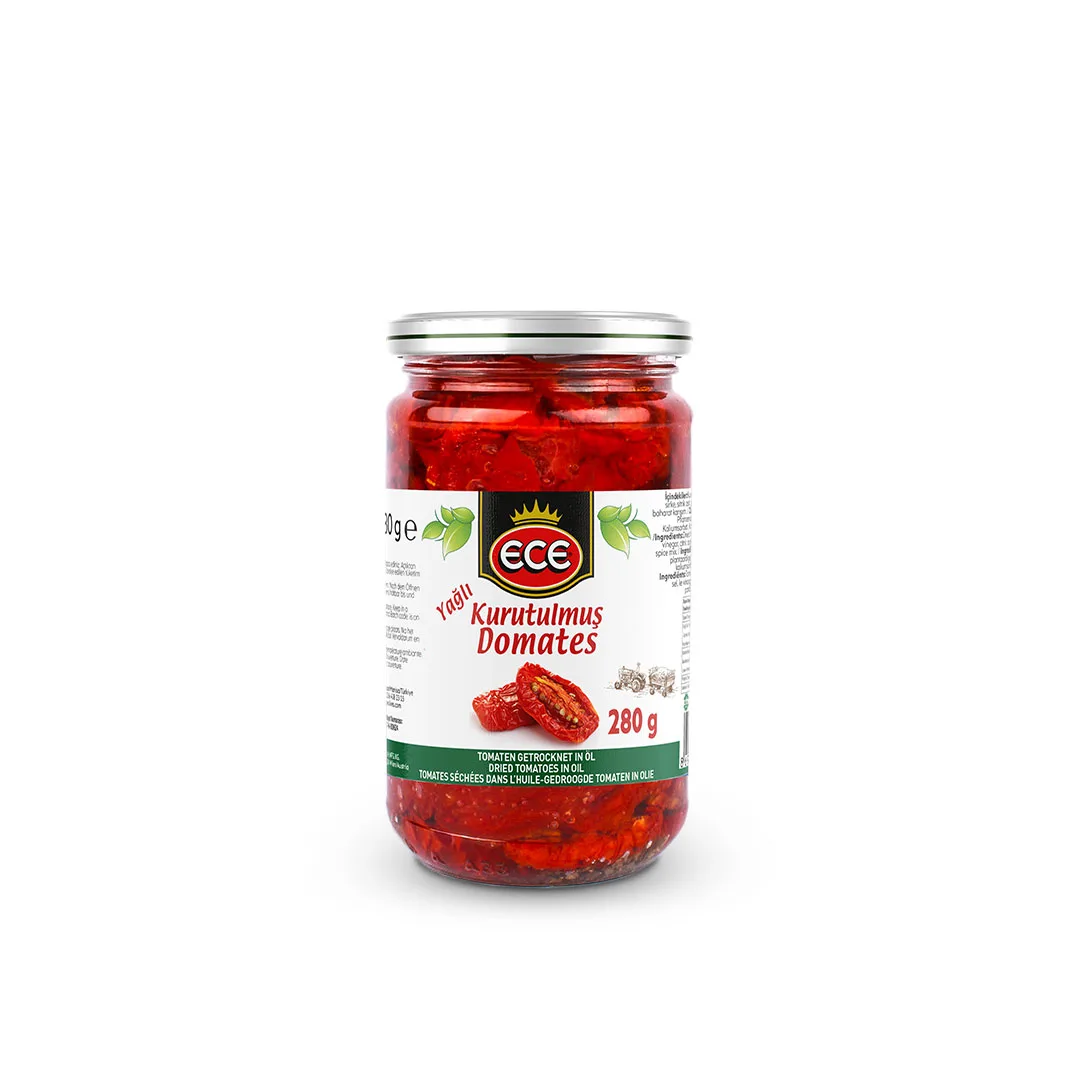 ECE kurutulmuş domates, yağlı, 320 cc kavanoz