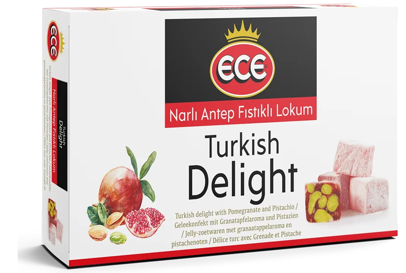 ECE narlı fıstıklı lokum, 400 g kutu