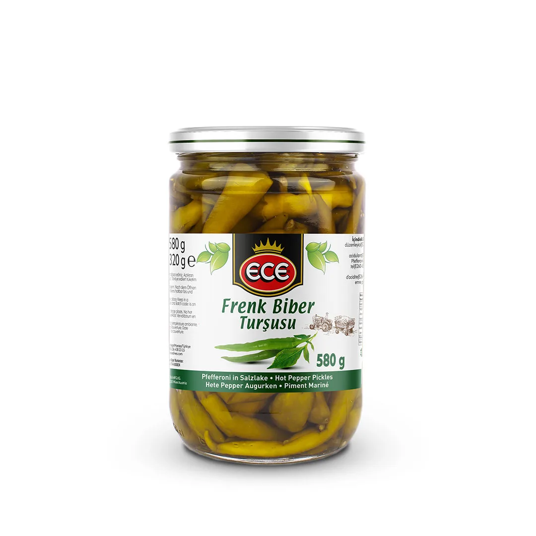 ECE frenk biberi turşusu, 660 cc kavanoz