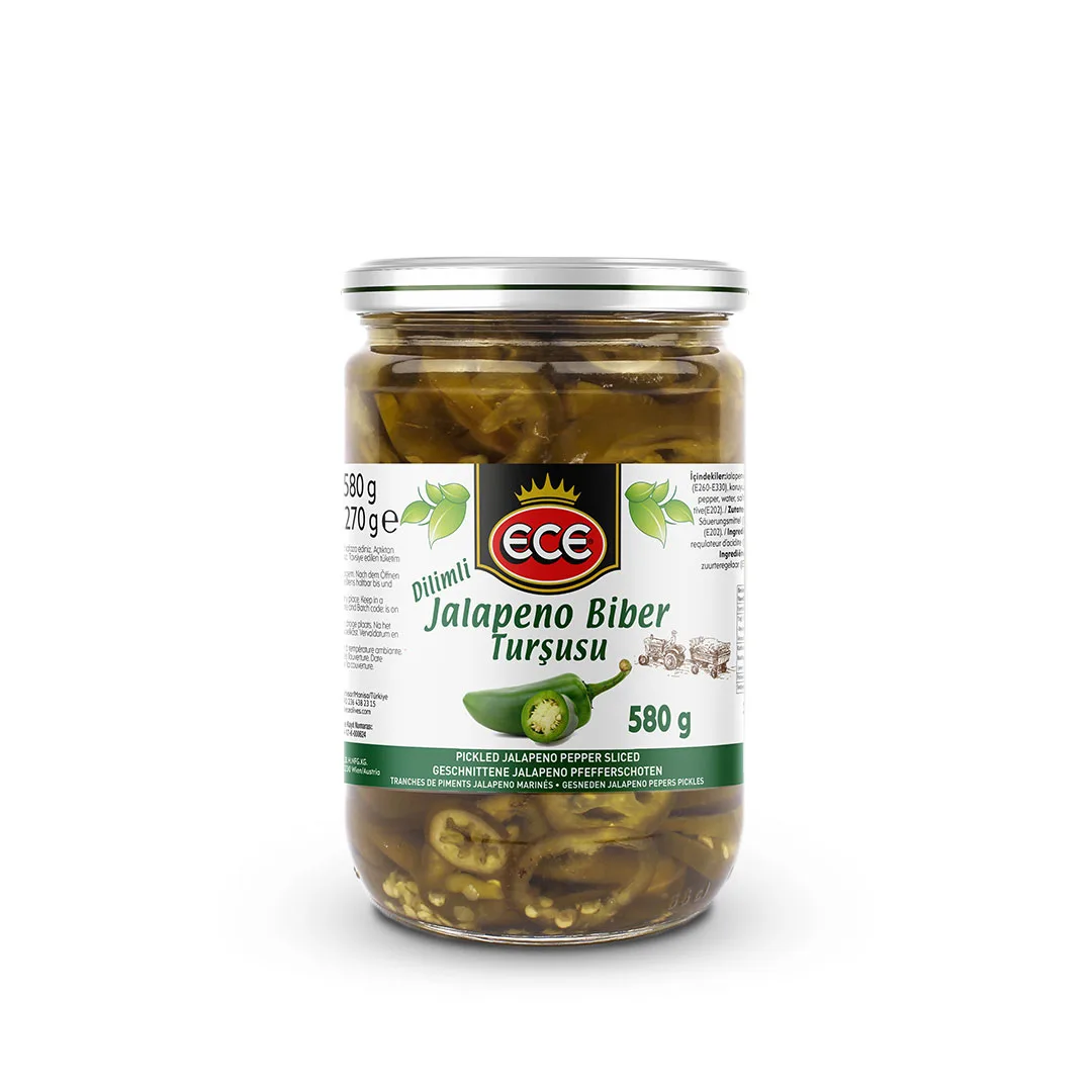 ECE jalapeno turşusu, 660 cc kavanoz