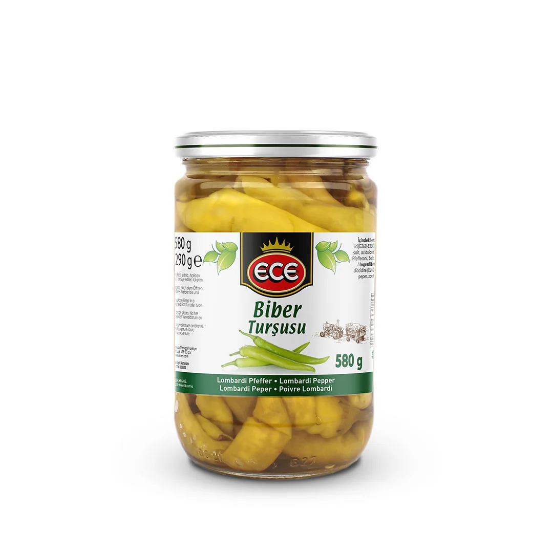 ECE lombardi biber turşusu, 660 cc kavanoz