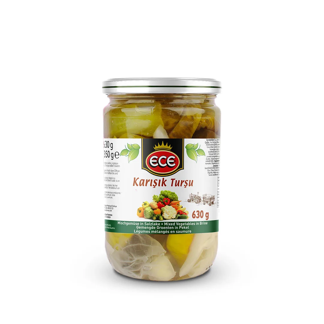 ECE karışık turşu, 660 cc kavanoz