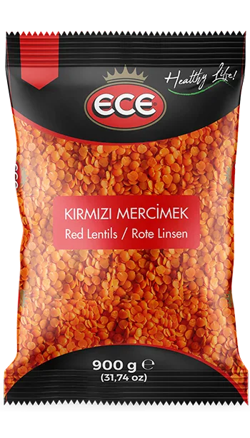 ECE kırmızı mercimek, 900 g paket